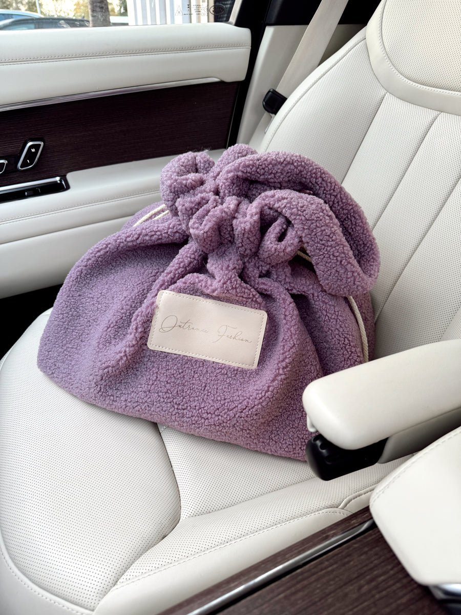 Mauve Teddy Outrance Bag