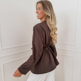 Dark Brown Joanna Blazer