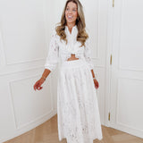 White Broderie Gisella Ensemble