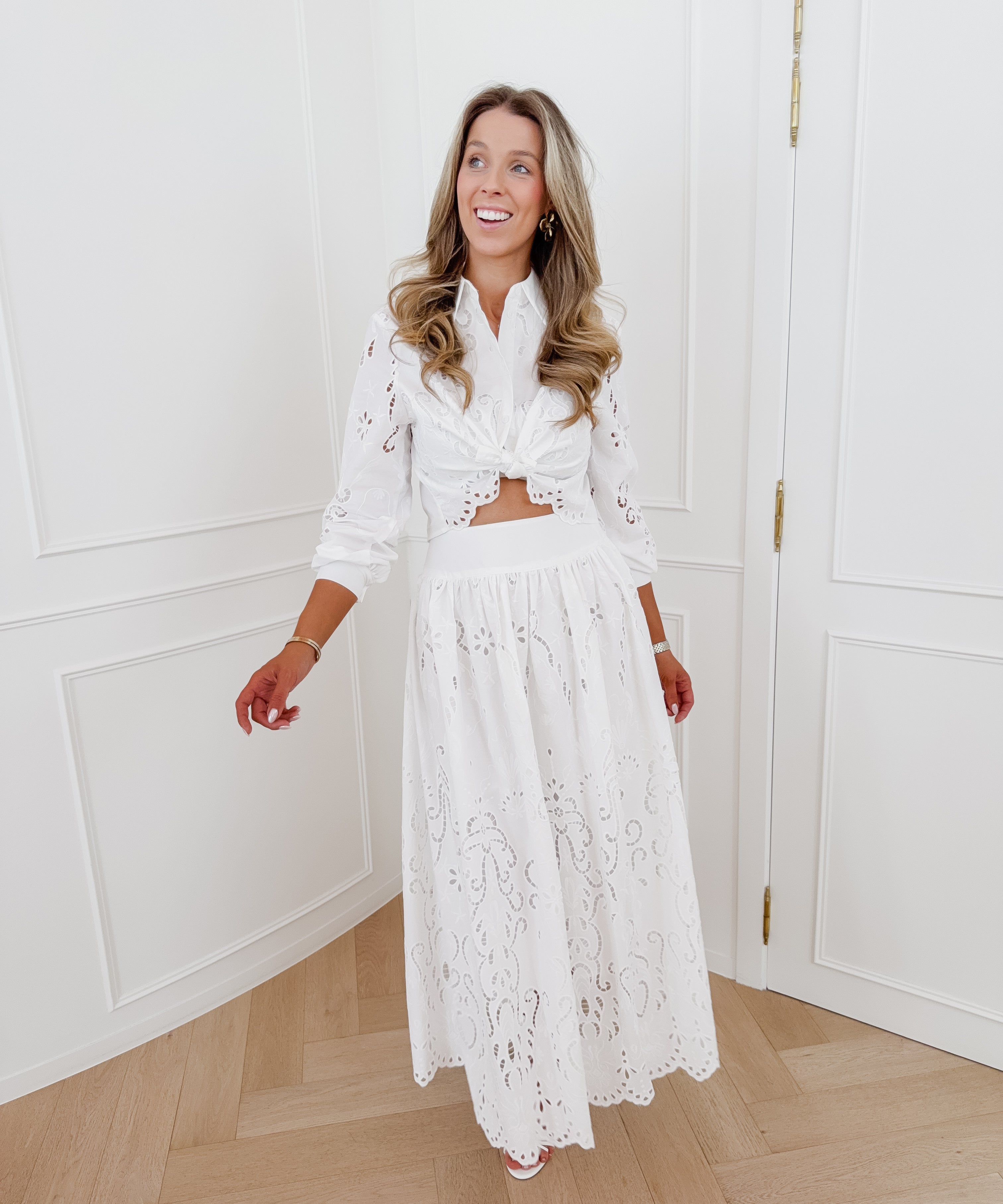 White Broderie Gisella Ensemble