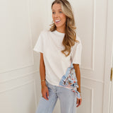 Blue Edge Romy Split Jeans