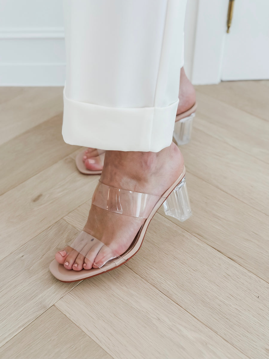 Nude Silke Plexi Heels