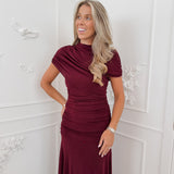 Bordeaux Lela Sleeveless Dress