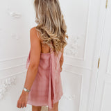 Old Pink One Shoulder Lewisa Dress
