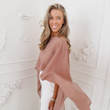 Old Pink Celina Open Sleeve Blouse