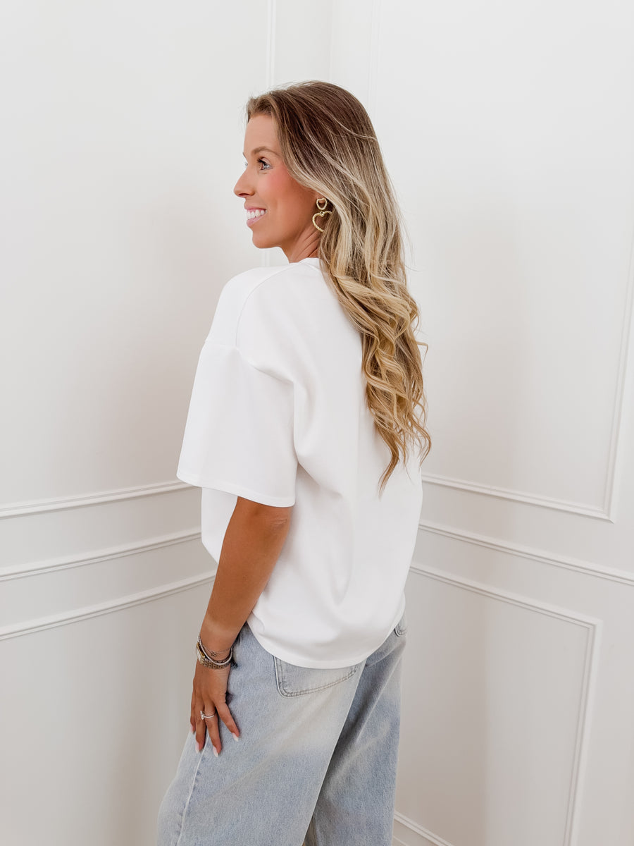 White Lemon Bow T-Shirt