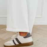 Brown White Fiene Sneakers
