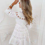 White Broderie Celeste Dress