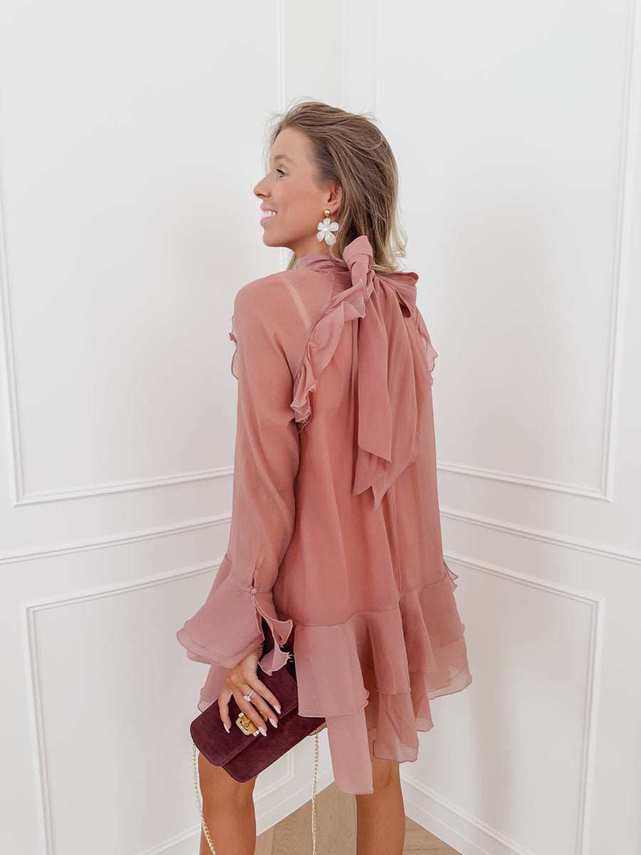 Rusty Elysee Frill Dress