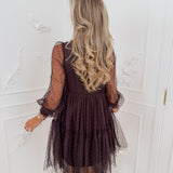 Brown Lace Ceylin Dress