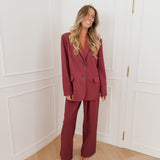 Wine Red Josefien Blazer