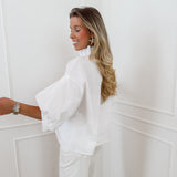 White Liezzie Blouse