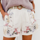 Multicolor Botanic Short