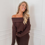 Dark Brown Bandeau Camila Ensemble