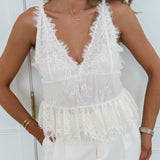 Ecru Lace Charissa Top