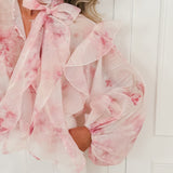 Pink Floralie Blouse