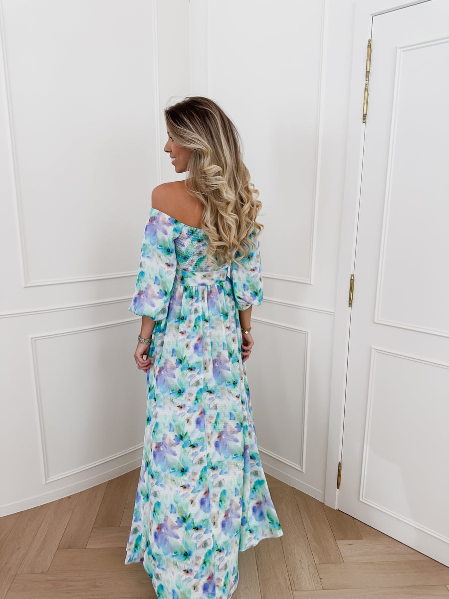 Multicolor Aquarelle Dress