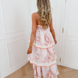 Pink Orange Fenia Dress