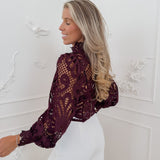Plum Broderie Corina Blouse