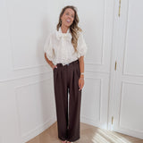 Dark Brown Josefien Trouser