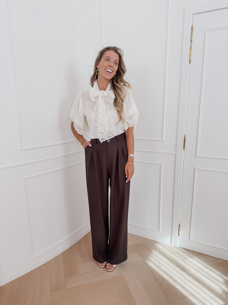 Dark Brown Josefien Trouser