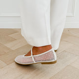 Nude See Through Lien Dots Ballerina