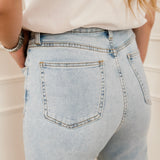 Blue Teardrop Jeans