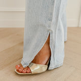 Blue Edge Romy Split Jeans