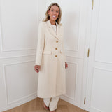 Vanilla Ameline Golden Button Long Coat