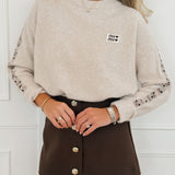 Coffee Brown Mandy Short Skirt
