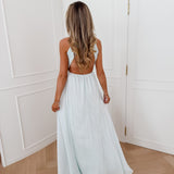 Ocean Blue Long Elisianne Dress