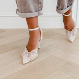 Cream Jessica Heels