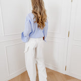 White Morgan Heart Back Pocket Jeans