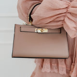 Nude Little Buckle Bag