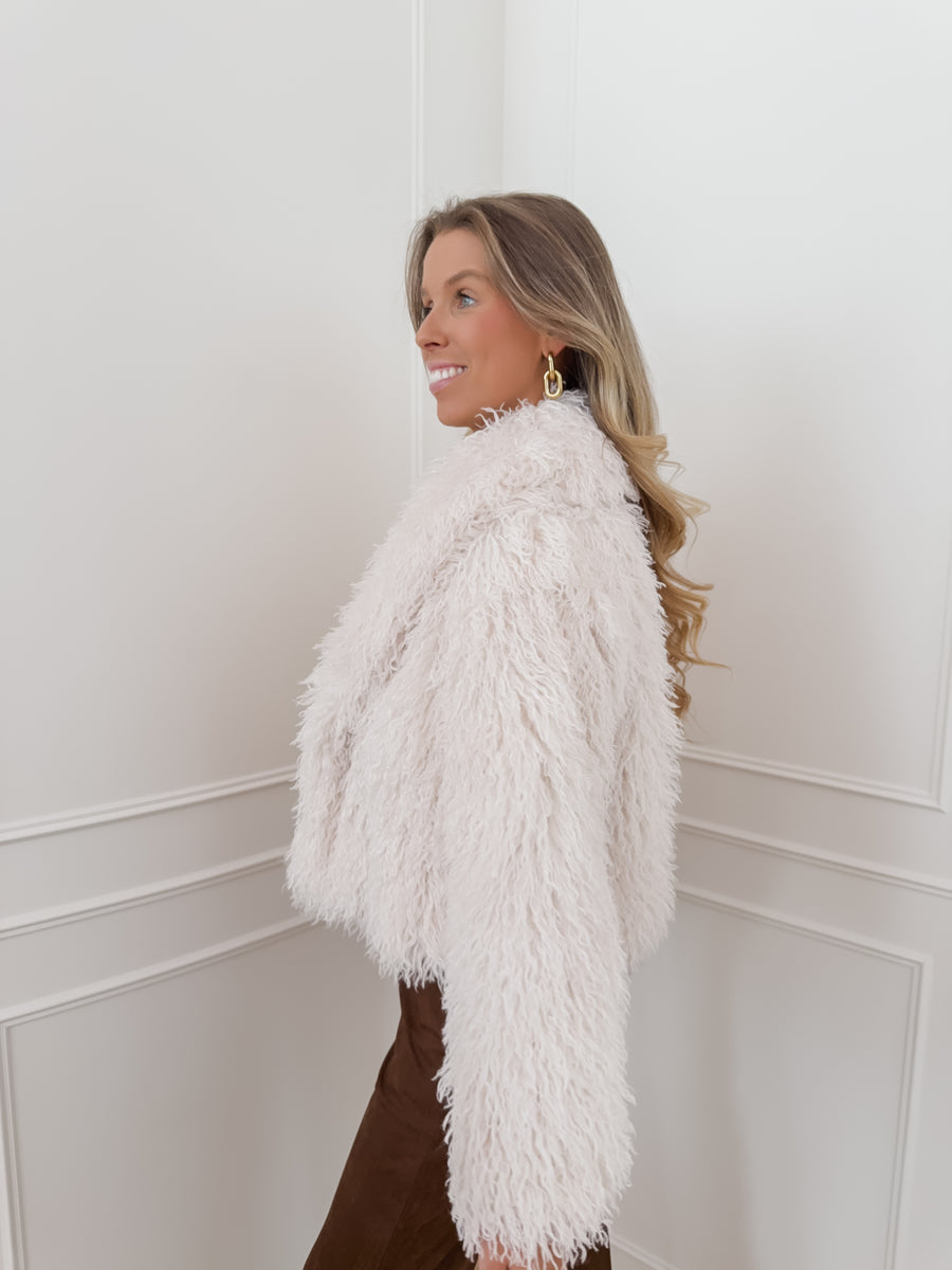 White Long Sleeve Dolly Jacket