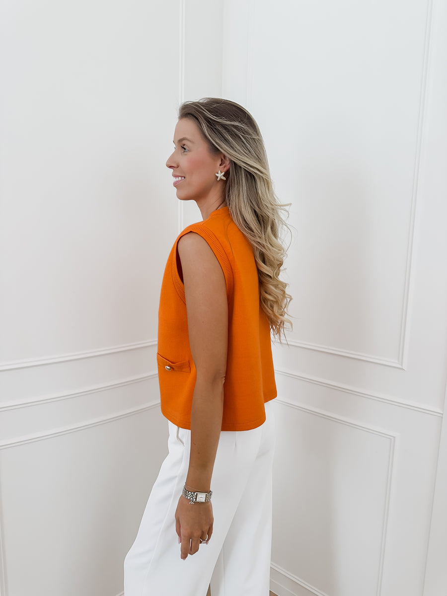 Orange Lola Gilet