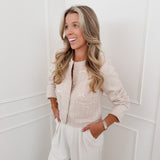 Beige Claudia Tiny Bows JACKET