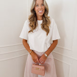 White Milani Basic T-Shirt