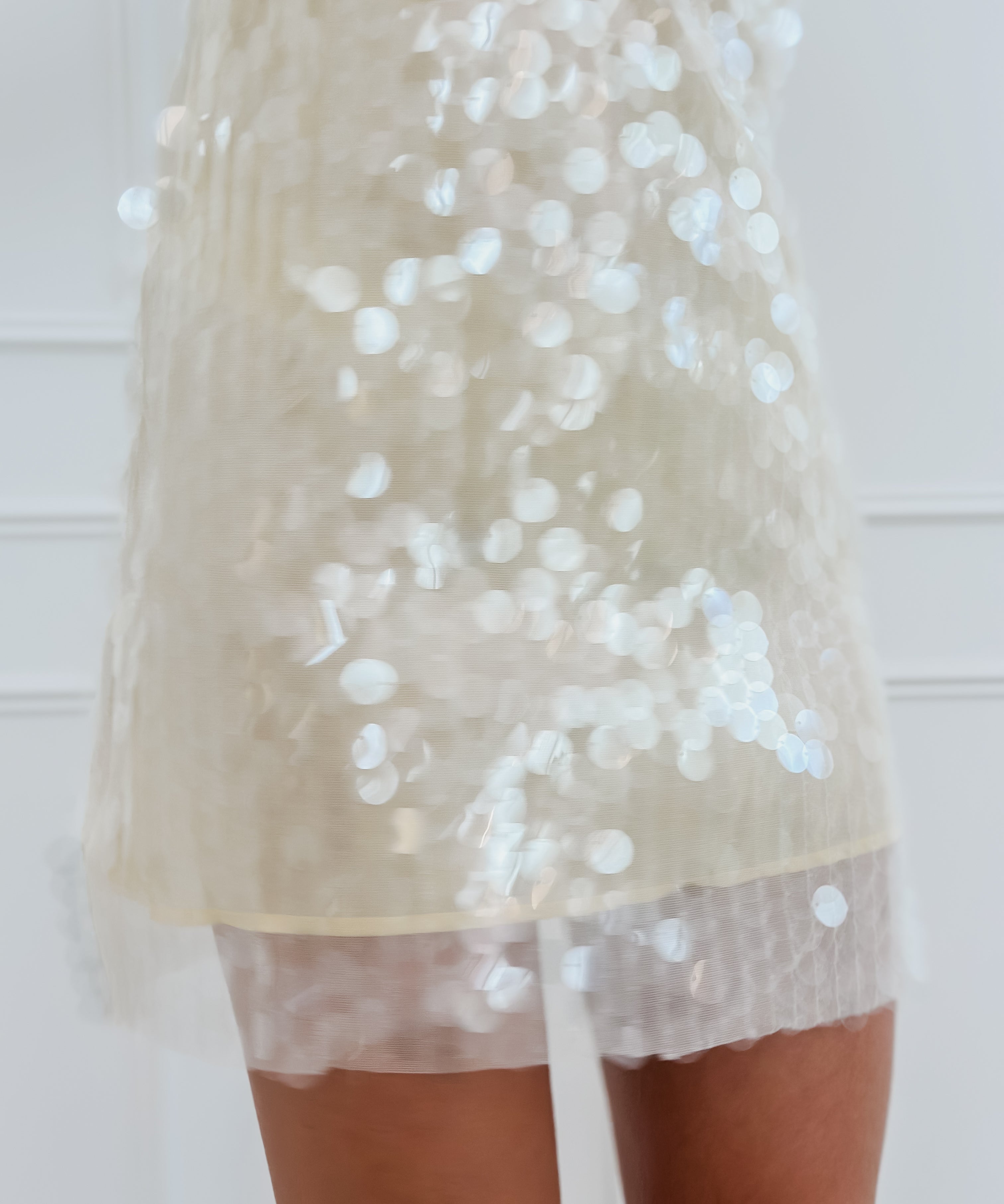 Yellow Fully Paillet Dress