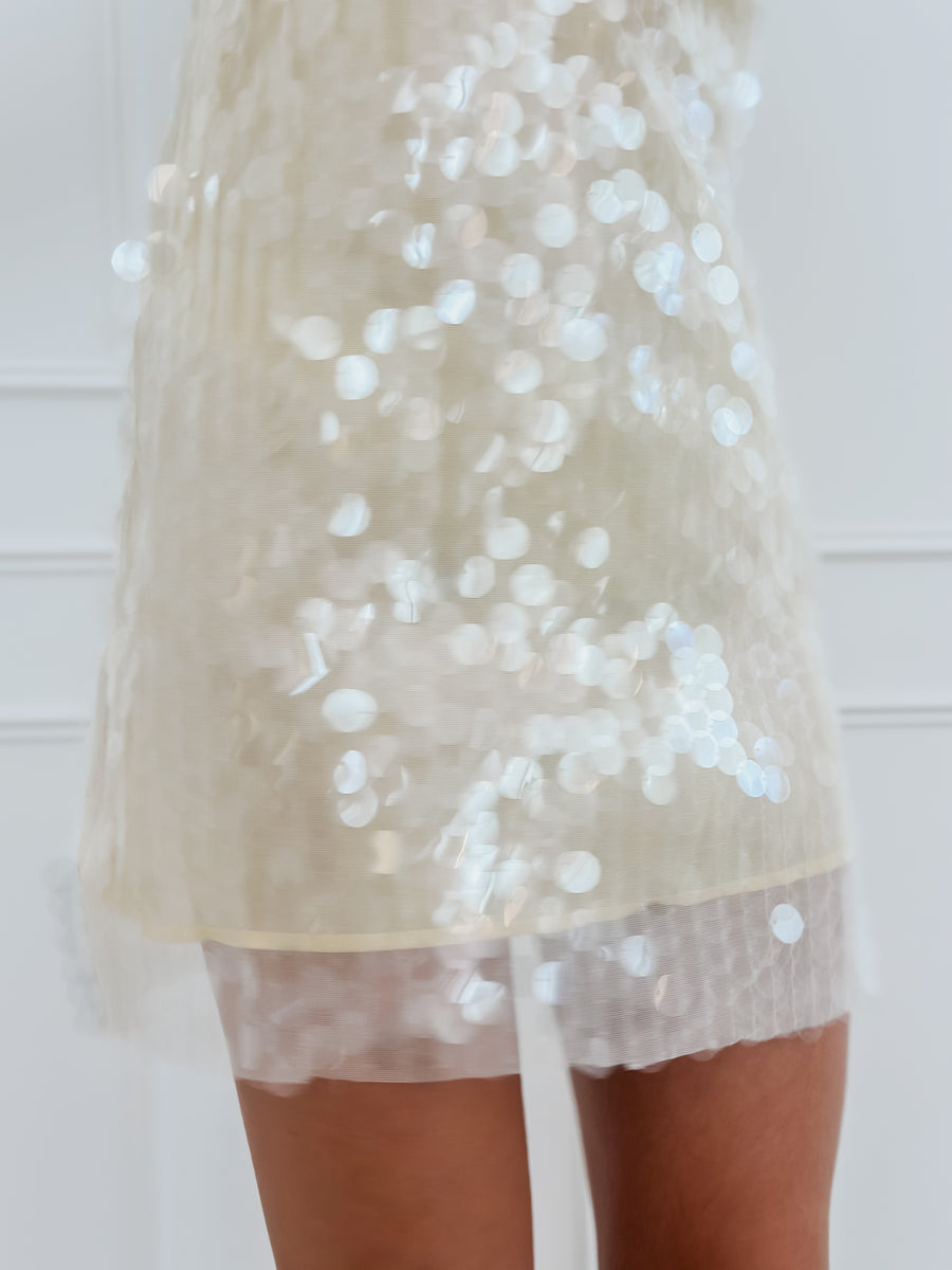 Yellow Fully Paillet Dress