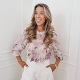 Multicolor Melissa Frill Blouse