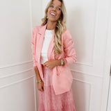 Barbie Pink Feather Blazer