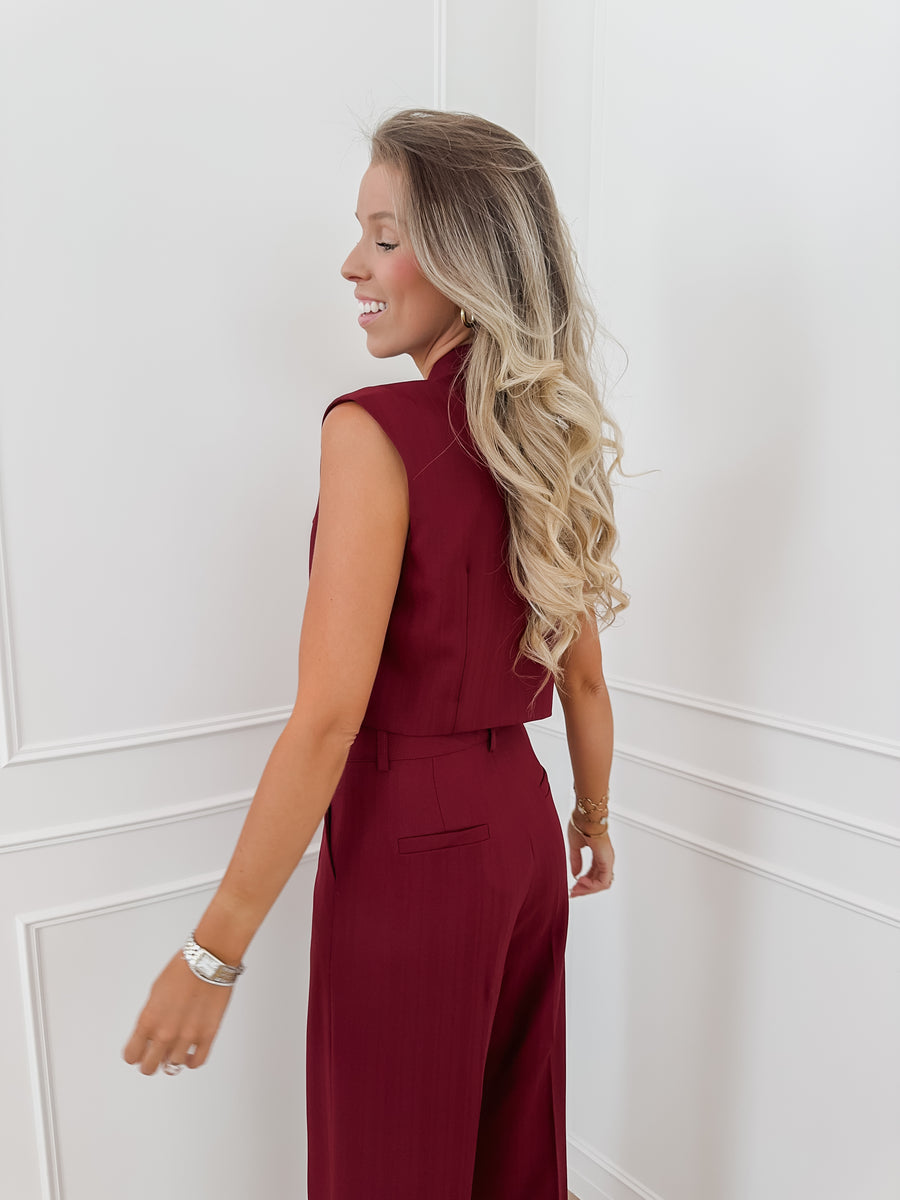 Wine Red Lisa Ensemble