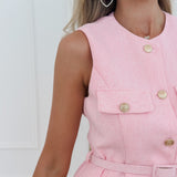 Pink Belt Gilet