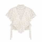 Nude See Through Medina Blouse