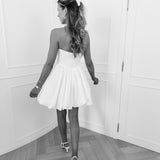 White Fedra Straps Dress