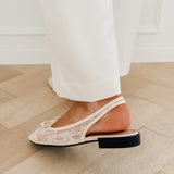Nude Lace Sonja Bow Ballerina