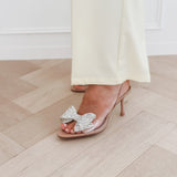 Diamond Bow Gala Heels