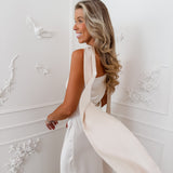 Champagne One Shoulder Minthe Dress