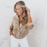 Brown Desteny Deer Print Jacket